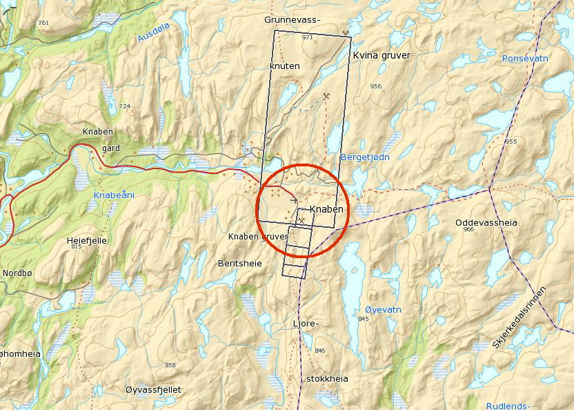 Kartografi: Direktoratet for mineralforvaltning